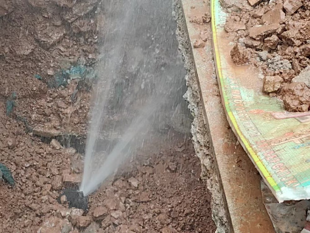 怀化市洪江管理区消防水管漏水检测定点开挖